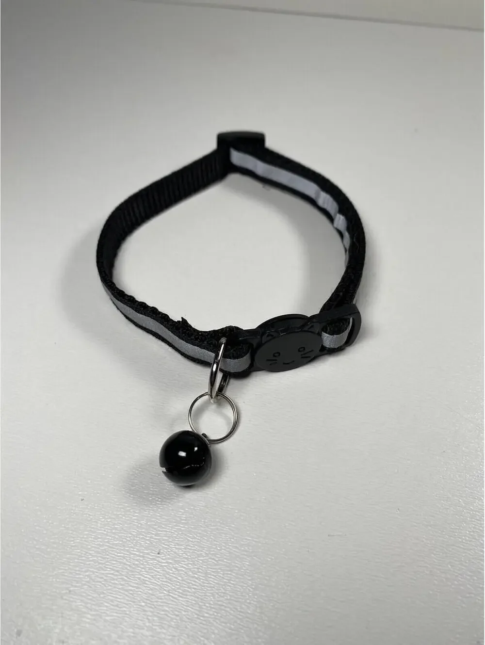 Adjustable Cat Breakaway Collar with Jingle Bell Reflective Safety Strip New